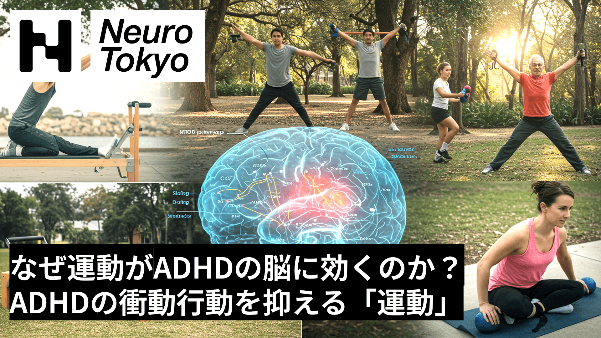 【なぜ運動がADHDの脳に効くのか？】ADHDの衝動的行動を抑える運動